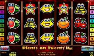 Plenty on Twenty™ II hot free slot machine