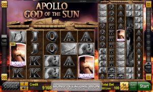 Apollo God of the Sun free slot machine