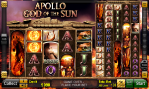 Apollo God of the Sun free slot machine