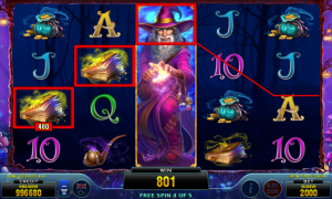 Merlin and his Magical Creatures free slot machine