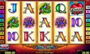 Wild at heart™ free slot machine