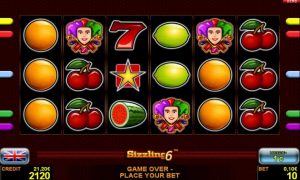 Sizzling 6™ free slot machine