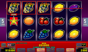 Sizzling Hot™ deluxe free slot machine